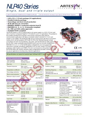 NLP40-7605J datasheet  
